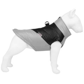 Pet Clothing Waterproof Reflective Dog Clothes Warm (Option: Silver Gray-2XL)